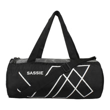 Load image into Gallery viewer, Pu coated water resistance polyester fabric - light in weight and durable Gym Bag with show compartment Stylish Design Dimensions: 25.40x50.16x24.40 (cm) Warranty: 1 year Warranty against manufacturing defects